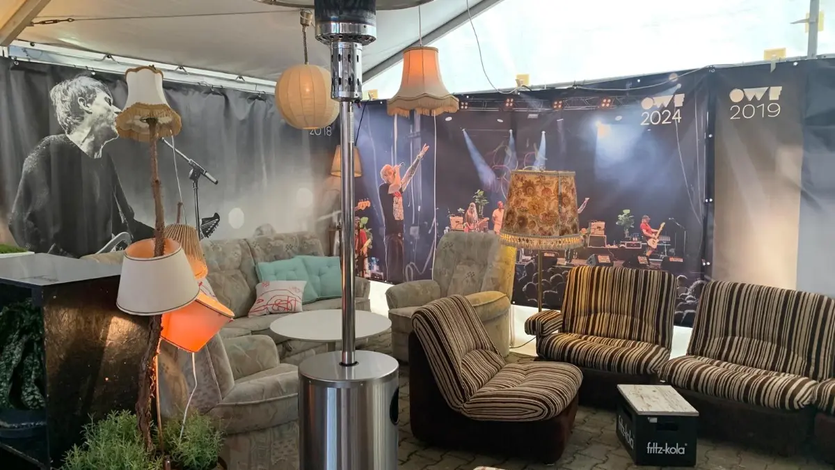 Backstage beim OWF