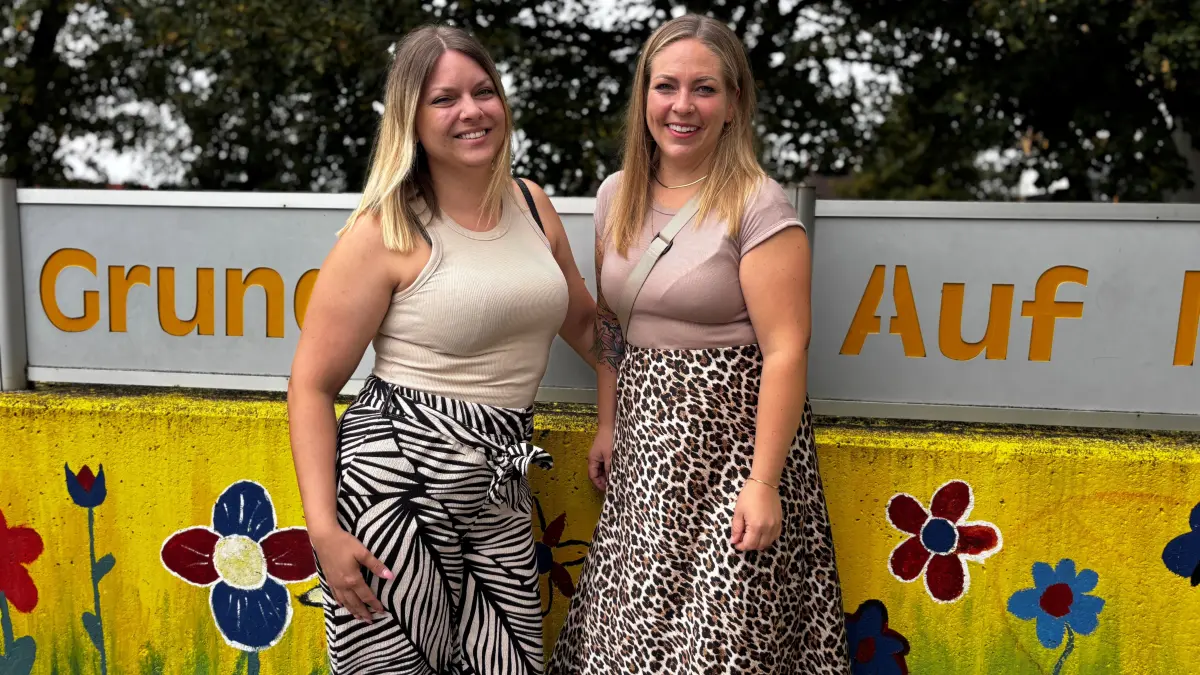 Carina Coconcelli und Katja Eugène wollen Geld sammeln, um den Grundschulkindern ein besseres Klima im Klassenzimmer zu verschaffen.