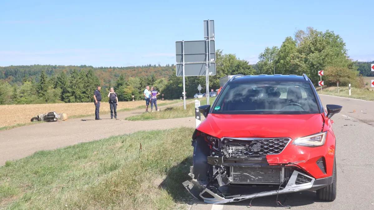 Unfall bei Dornstadt/Vorderdenkental