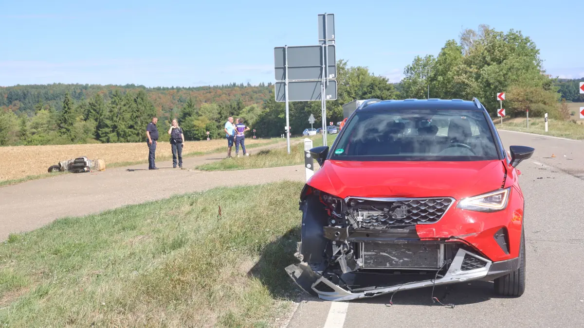 Unfall bei Dornstadt/Vorderdenkental