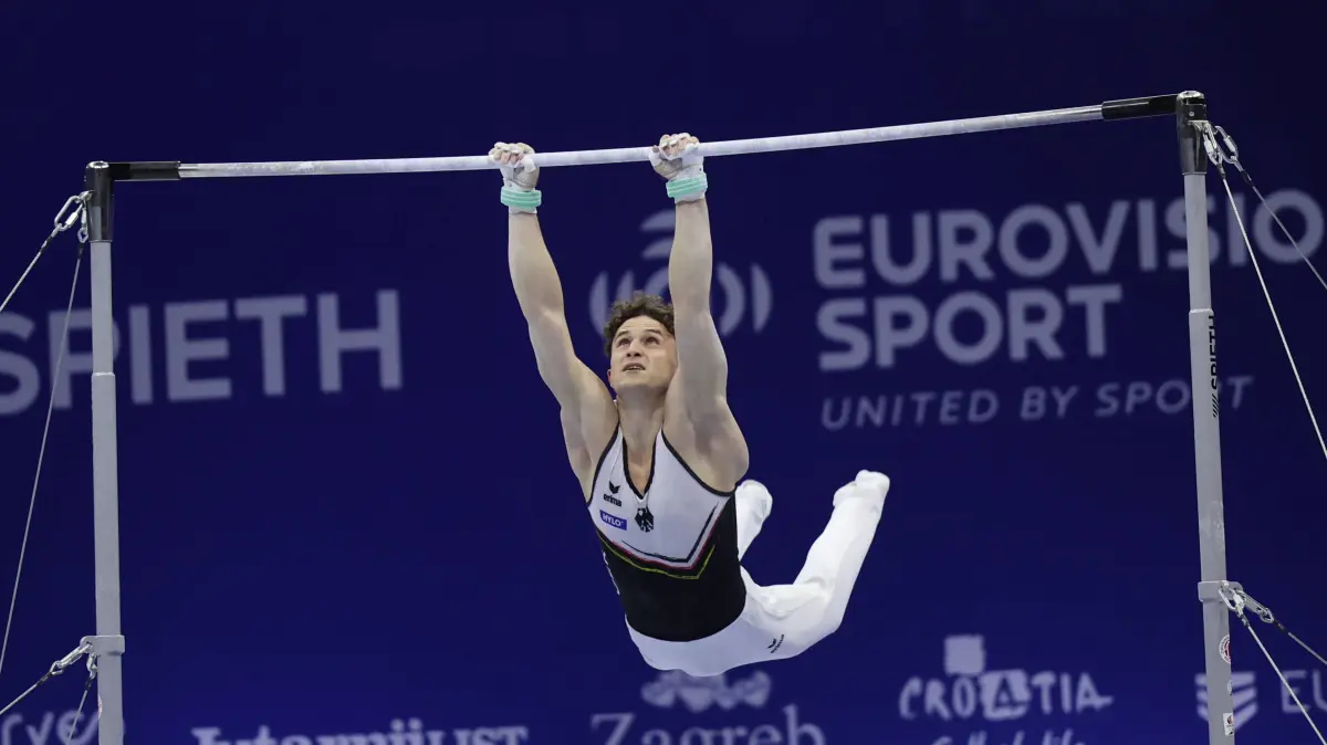 37th European Men’s Artistic Gymnastics: Zagreb, 19.08.2026. - 37TH EUROPEAN MENS ARTISTIC GYMNASTICS Men s Artistic Gymnastics Qualification SENIORS 580 KUNZ Alexander GER 37th European Mens Artistic Gymnastics PUBLICATIONxNOTxINxCRO 20AG3313.JPG
