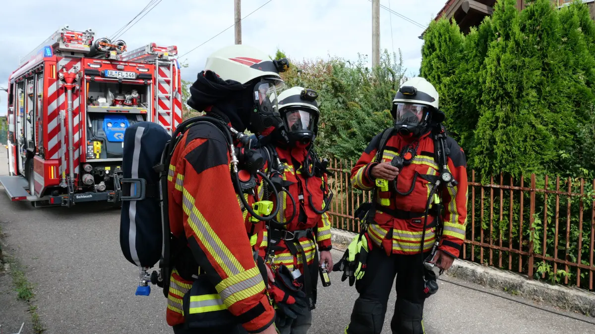 Feuerwehr Laichingen Atemschutzgeräte Einsatz