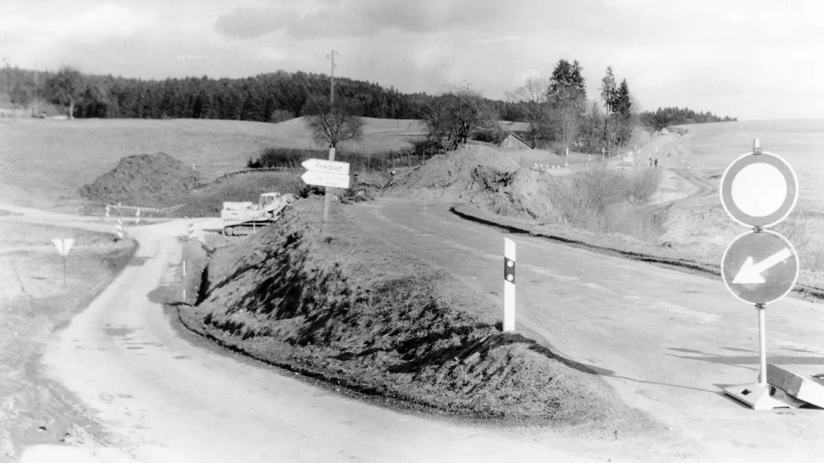 Badseekreuzung ca 1970er - einst und heute 2026