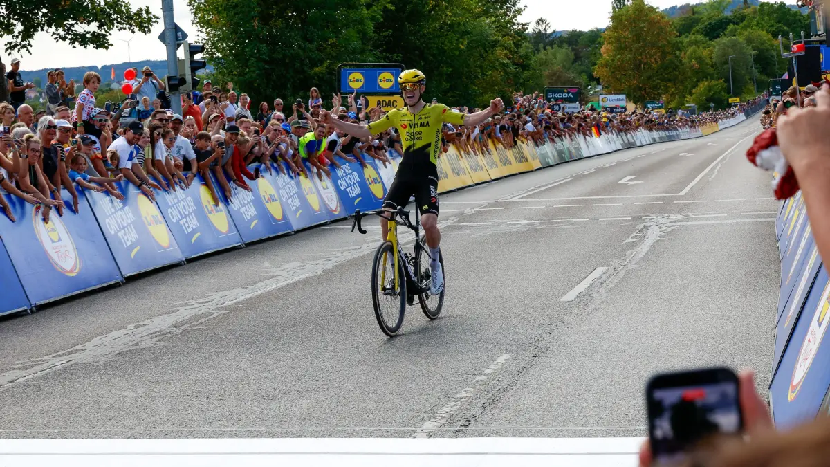 Radsport Deutschland Tour 2026 1. Etappe Ziel in Schwäbisch Hall