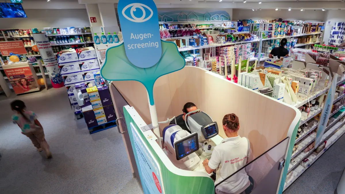 Augenscreening bei dm