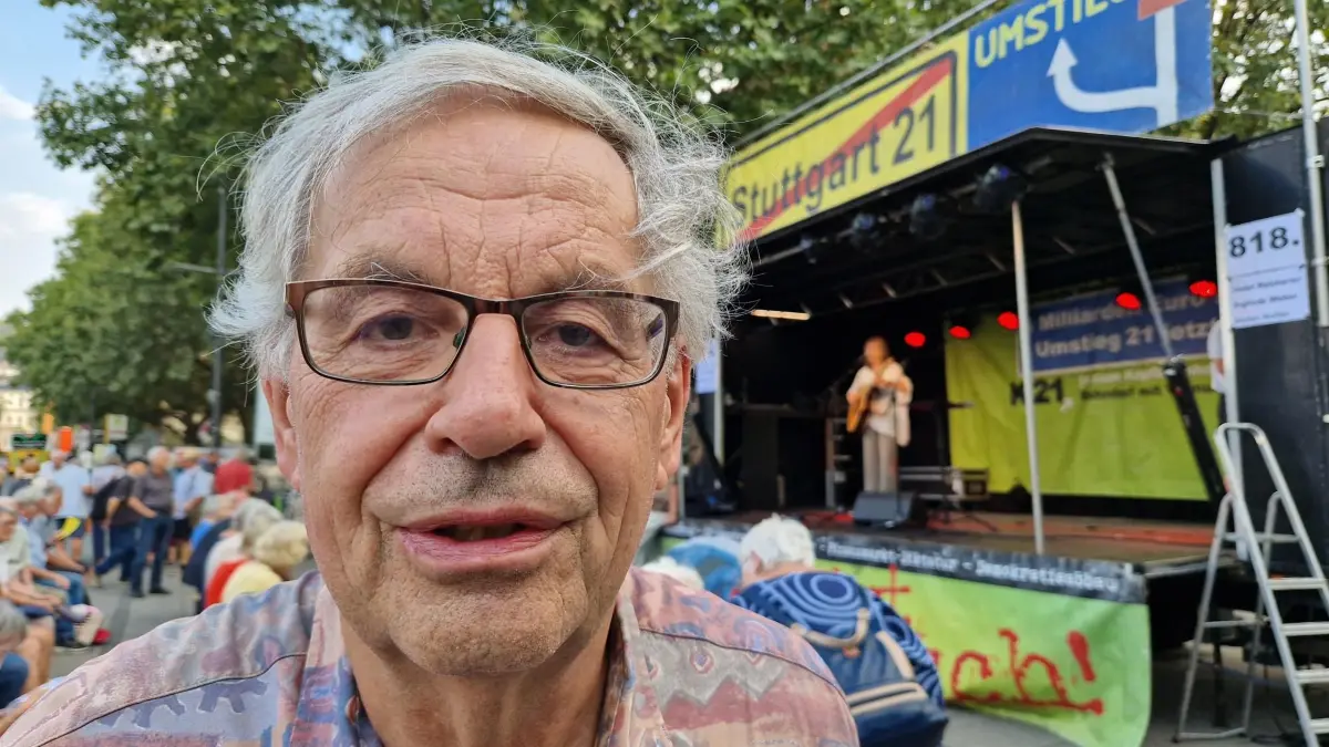 Dieter Reicherter ist Sprecher des Aktionsbündnisses gegen Stuttgart 21.