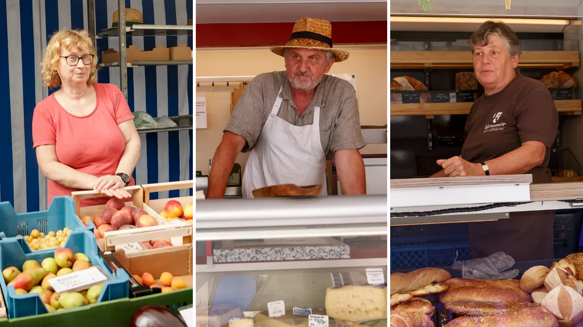 Jeden Mittwoch findet in der Geislinger Fußgängerzone der Wochenmarkt statt. Drei Bestücker erzählen von den Herausforderungen, aber auch, warum sie gerne auf dem Wochenmarkt sind.