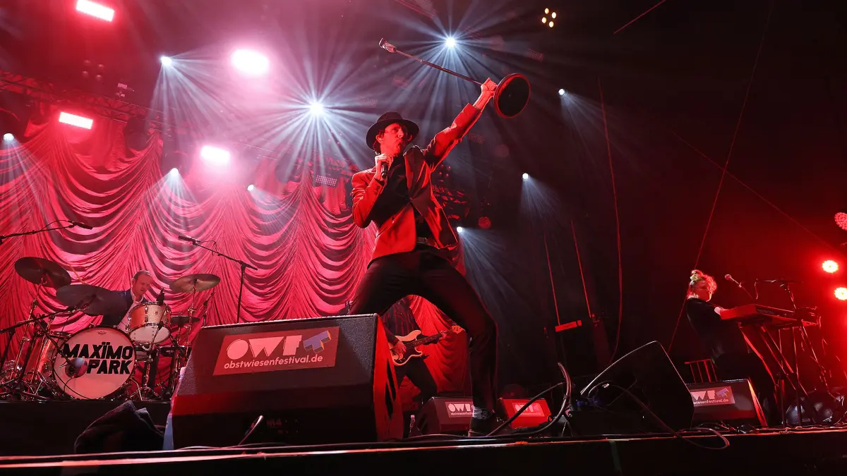 Headliner am Samstag: Maxïmo Park mit Sänger Paul Smith.