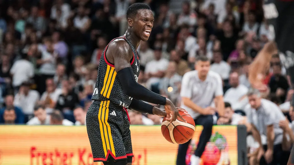 Basketball, Turkish Airlines Supercup 2026, Türkei - Kroatien, Barclays Arena (Hamburg), 22.08.2026, Finale: Basketball, Turkish Airlines Supercup 2026, Türkei - Kroatien, Barclays Arena Hamburg, 22.08.2026, Finale Dennis Schröder 17, DEUTSCHLAND, Teamkapitän, Point Guard, Cleveland Cavaliers *** Basketball, 2026 Turkish Airlines Supercup, Turkey vs. Croatia, Barclays Arena, Hamburg, August 22, 2026, Final: Dennis Schröder 17, GERMANY, Team Captain, Point Guard, Cleveland Cavaliers