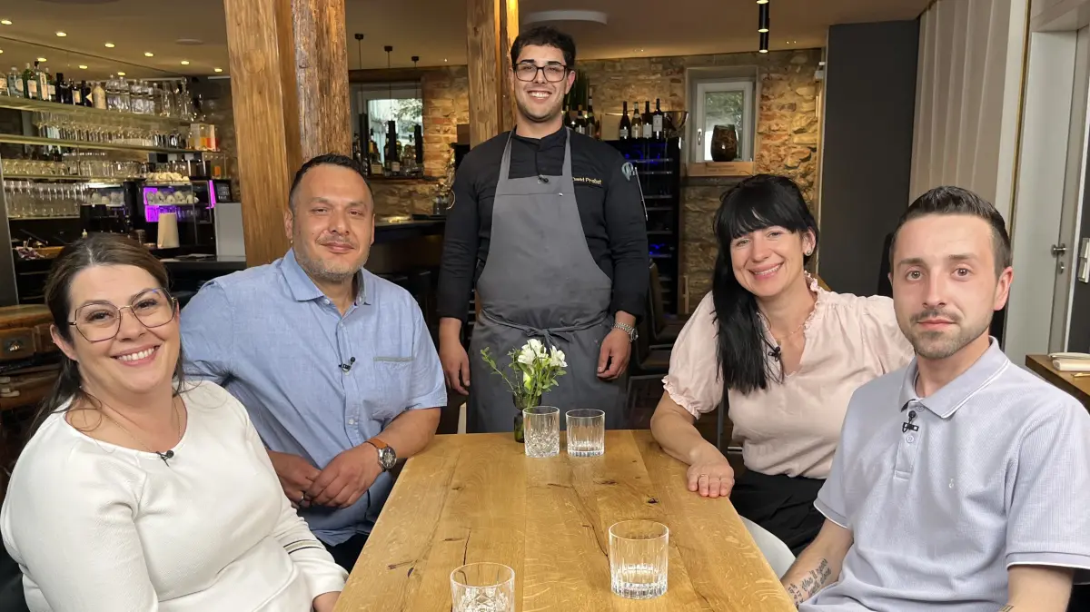David aus dem Restaurant AMI in Ulm-Söflingen trat am Montag als Erster an.