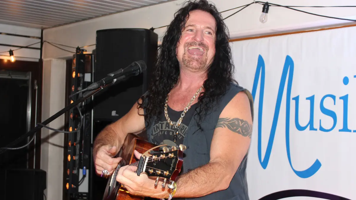 King Ralf bei der "Rockete" im Gauselfinger Kulturgarten