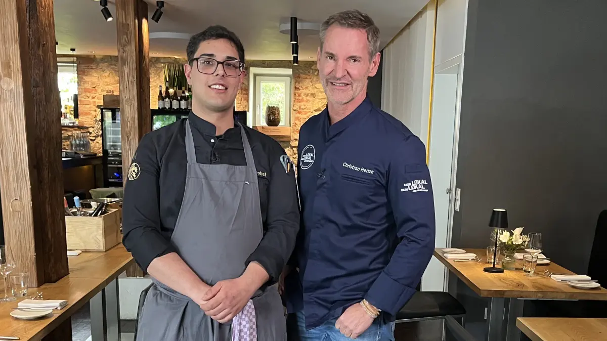 Am ersten Tag von „Mein Lokal, Dein Lokal“ in Ulm besucht Christian Henze Teilnehmer David im Restaurant AMI.