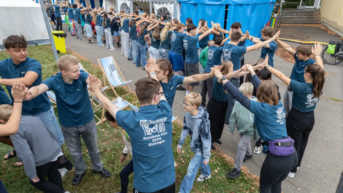 Eislingen Start Rainbow-City, OB Besuch,