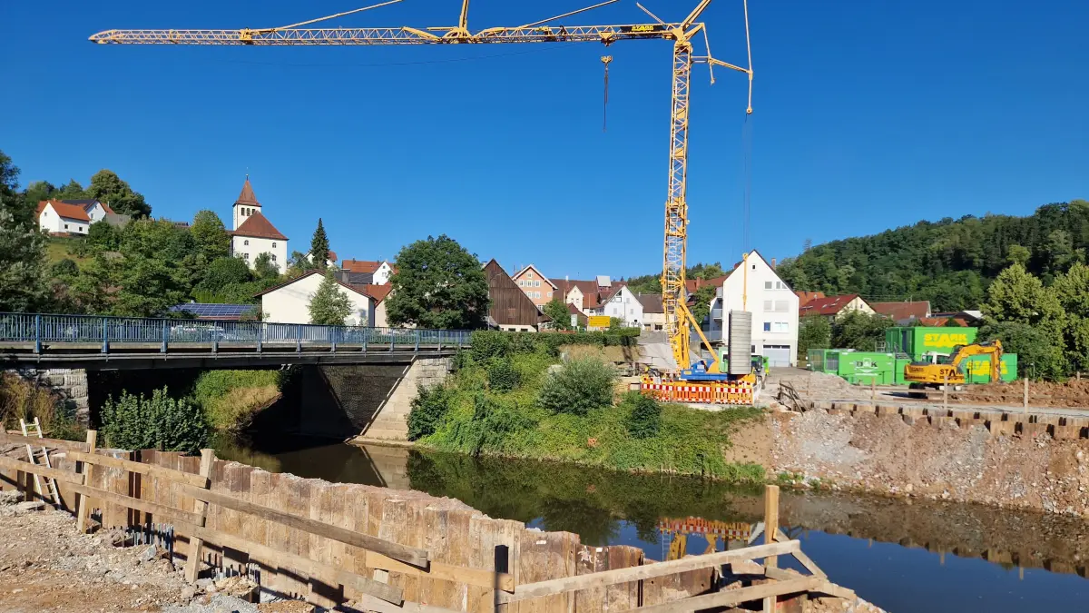 Brückenneubau Untergröningen