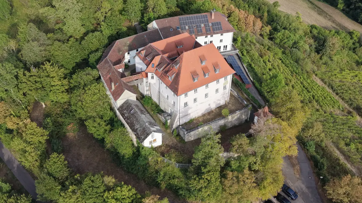 Unterjesingen Tübingen Schloss Roseck Luftbild