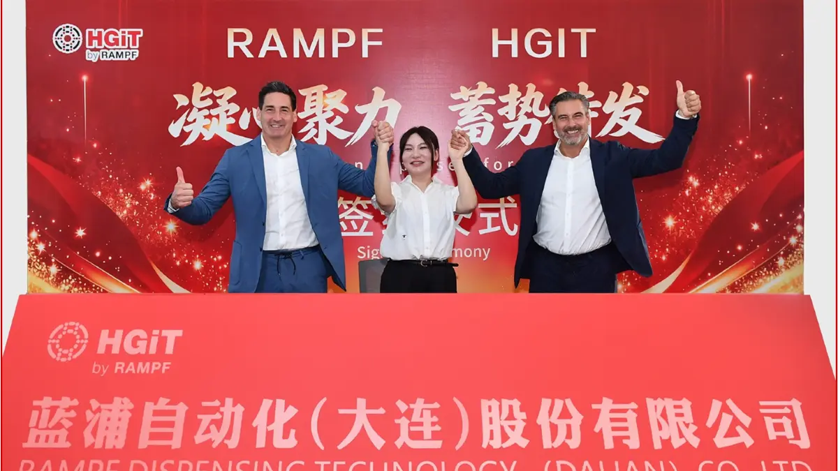 Die RAMPF-Gruppe hat HGIT Dalian Huagong Innovation Technology Co., Ltd. übernommen, einen weltweit führenden Spezialisten für Misch- und Dosieranlagen mit Sitz in China.