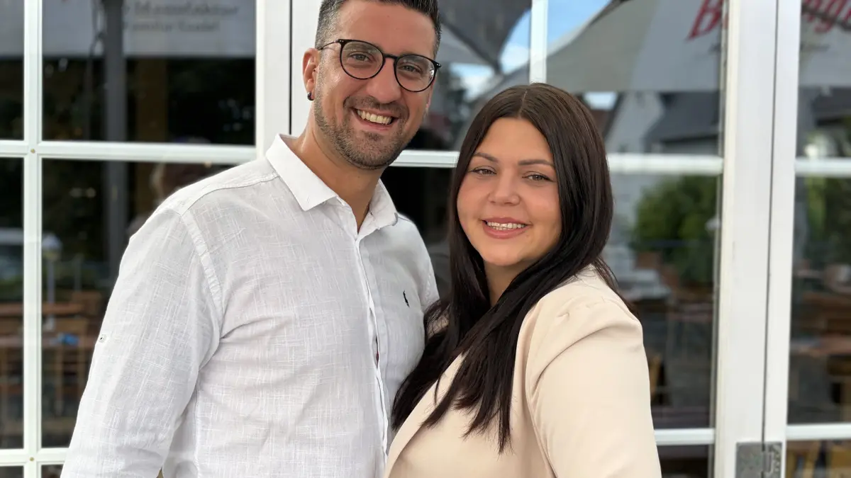 Maddalena Dzepina und Domenico Mazzone, neue Pächter Café "im Höfle"