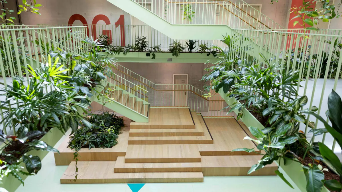 Die Grundschule Senden wurde für ihre innovative und offene Architektur ausgezeichnet.