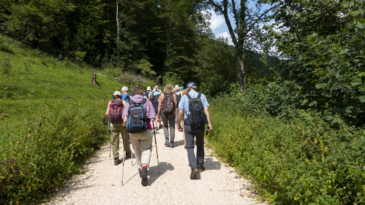 Bei der Spendenwanderung können die Teilnehmer ihre Fitness verbessern und gleichzeitig etwas für den guten Zweck tun.
