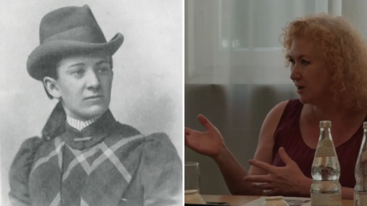 Maria von Linden (links) war die erste Studierende in Tübingen. Prof. Susanne Marschall arbeitet an einem Dok-Film über sie und gab den Anstoß zu dem Tanztheater Projekt.