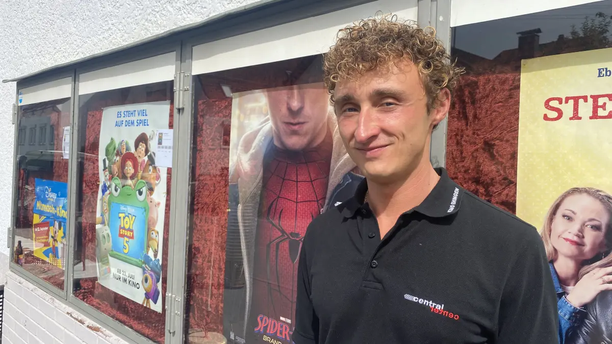Im Aufwind: Max Kienzle vom Central-Center Kino, das den Corona-Schock gerade hinter sich lässt.