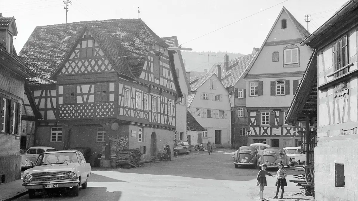 Murrhardt Grabenstraße - einst und heute 2026