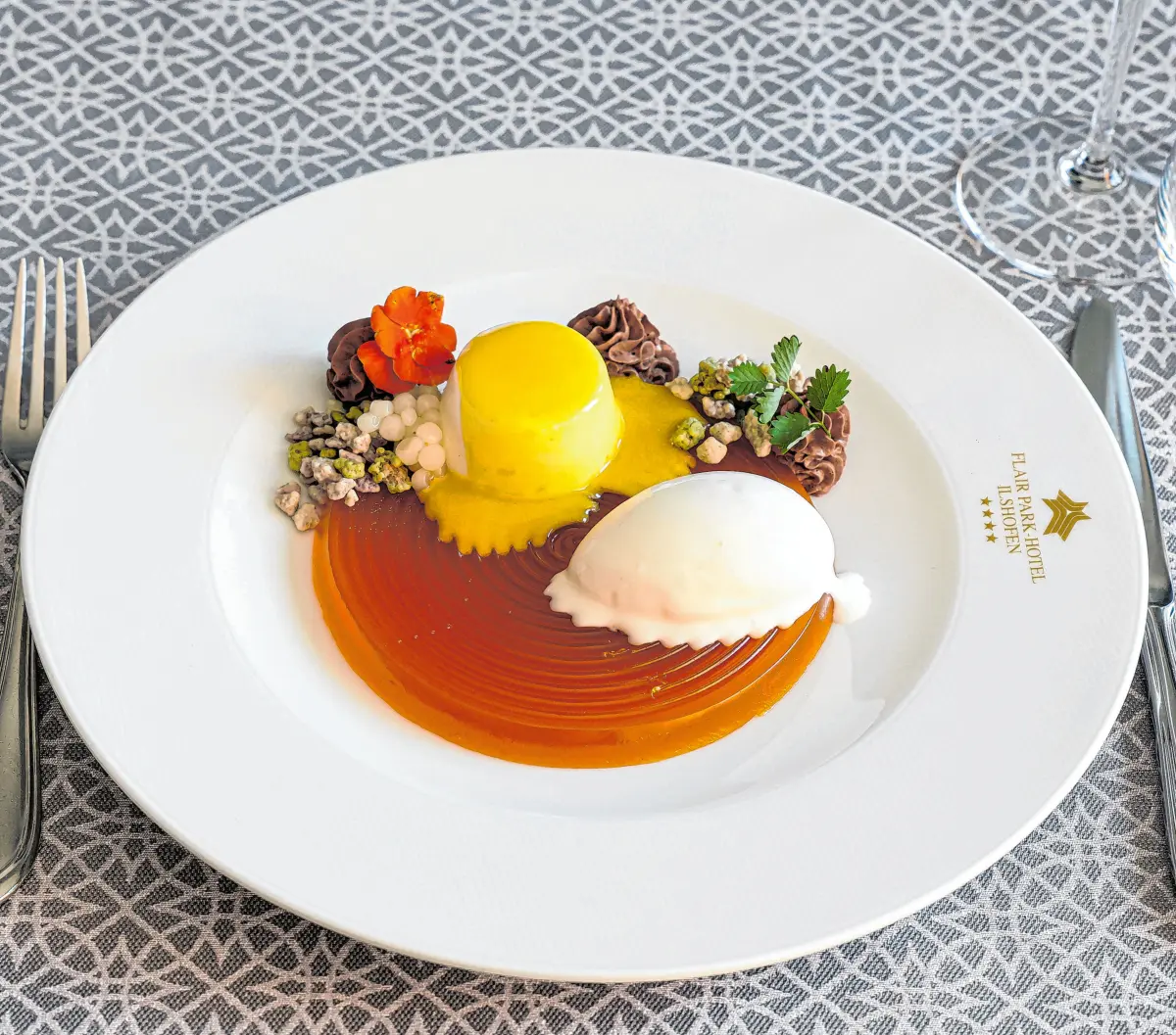 Dessert: Der krönende Abschluss ist fruchtig-sauer.