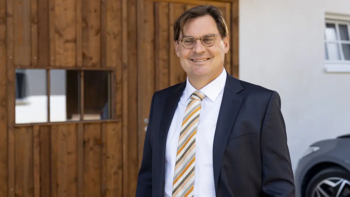 Christoph Lang will Oberbürgermeister seiner Heimatstadt Ehingen werden.