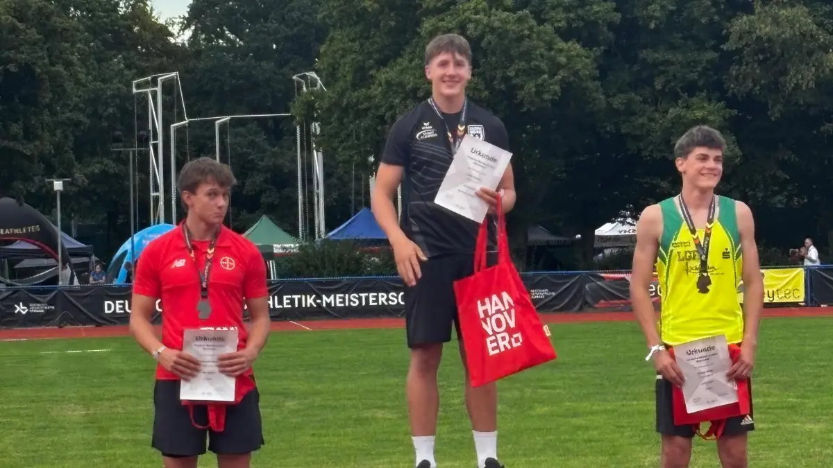 Lukas Gallmeier gewann in der Altersklasse U16 Gold
