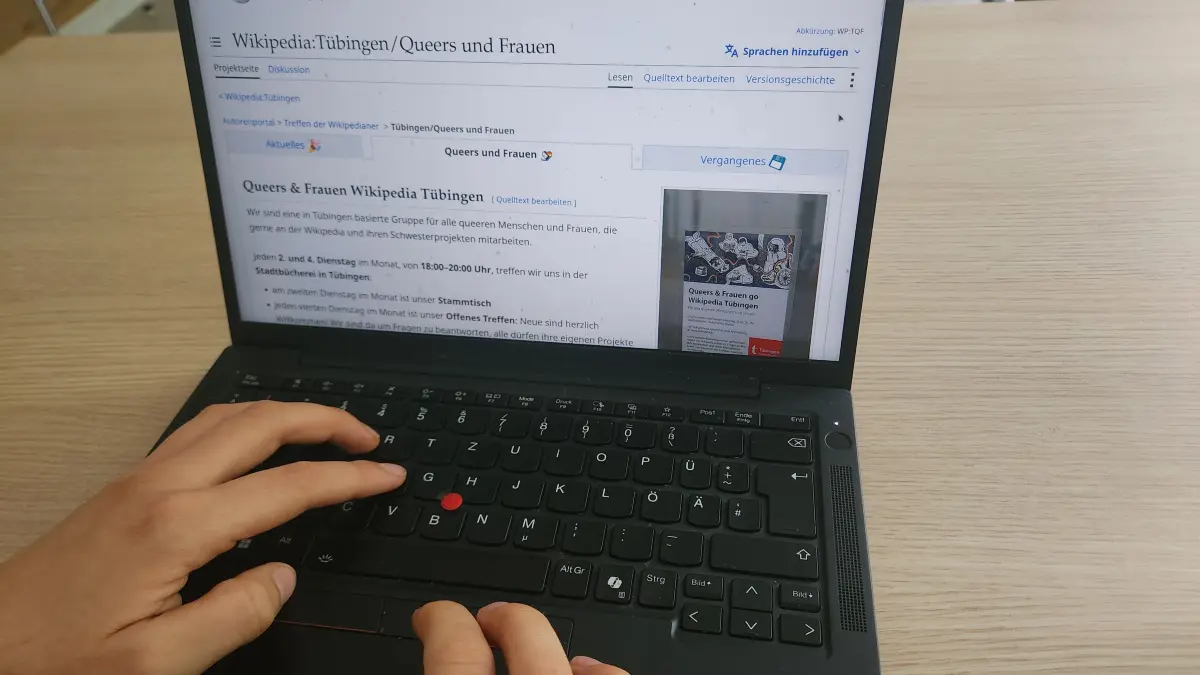 Auch die Tübinger Wikipedia-Gruppe für Frauen und Queers findet sich auf der Wikipedia. Die Macherinnen wollen anonym bleiben.