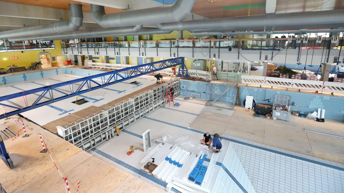 Das Freizeitbad im Schenkensee wird umfassend saniert.