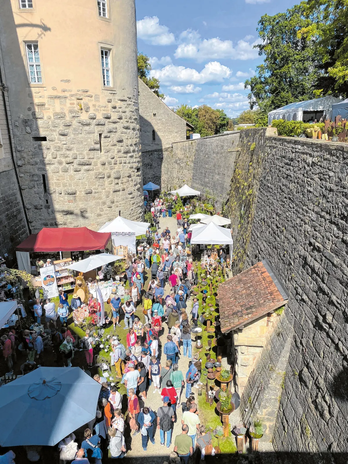 Bei gutem Wetter werden auch zur 21. Auflage der Gartentage viele Besucher ins Schloss strömen. ⇥Foto: Veranstalter
