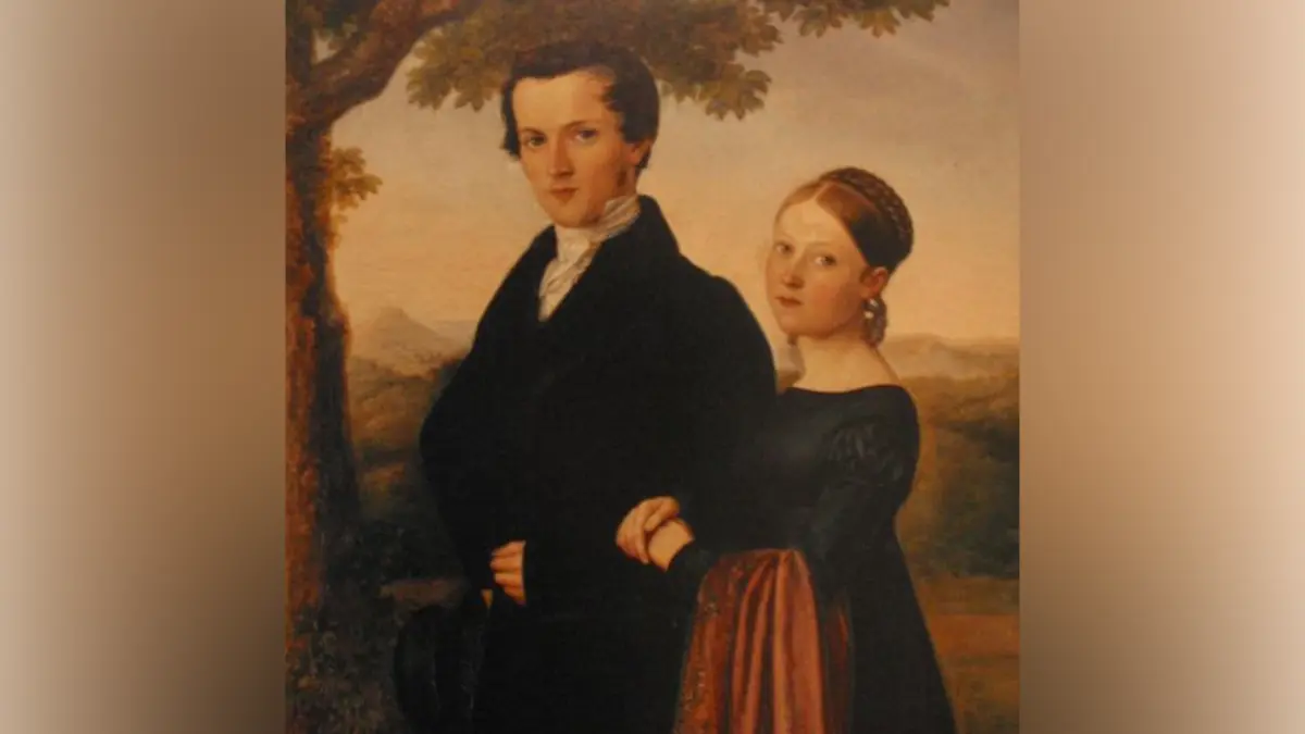 Titel: Friedrich Silcher und seine Frau 1824 Foto: Pusch