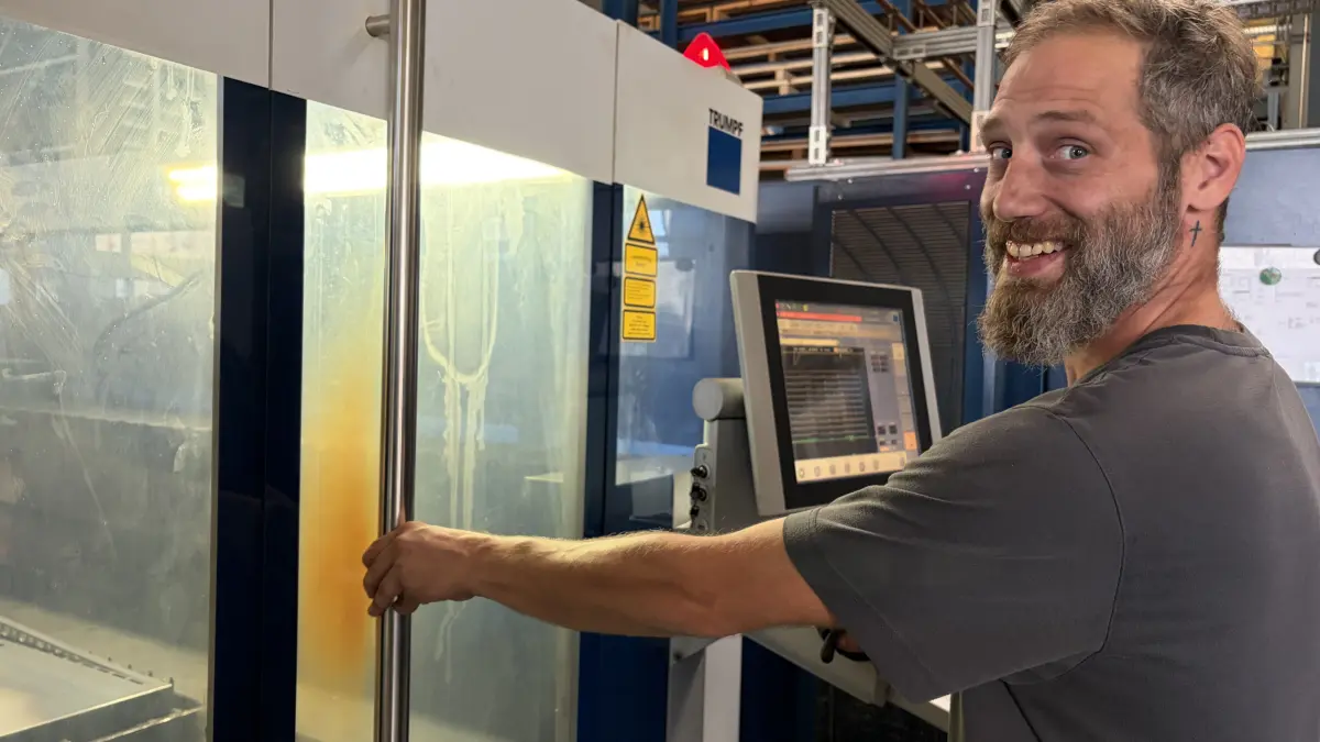 Stephan Wahl, Maschinenbedienter Klett Metalltechnik Dußlingen