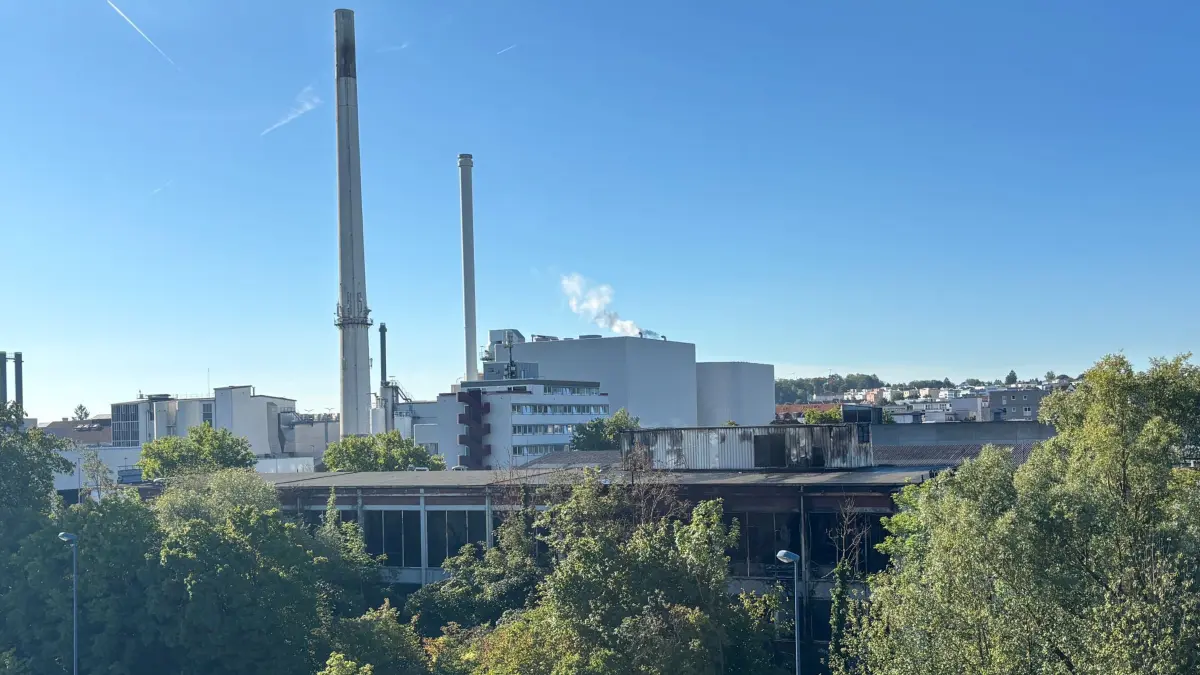 Nach dem Brand in der ehemaligen Magirus-Kantine in Ulm.