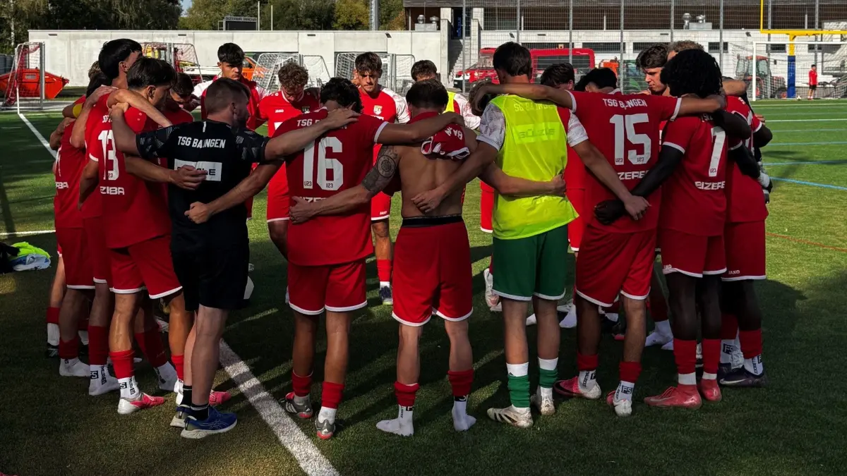 Nach der 1:4-Niederlage war die zweite Mannschaft der TSG Balingen bedient.