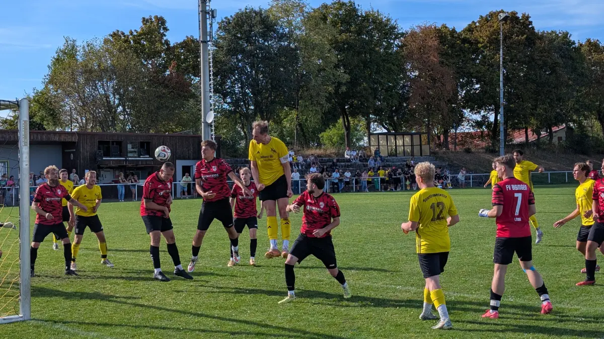 Die Sportfreunde Bitz waren dem Siegtreffer sehr nahe. 