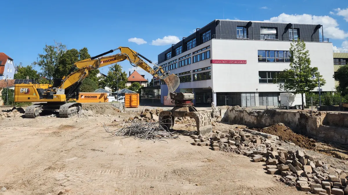 Abriss Eugen-Bolz-Gymnasium Rottenburg
