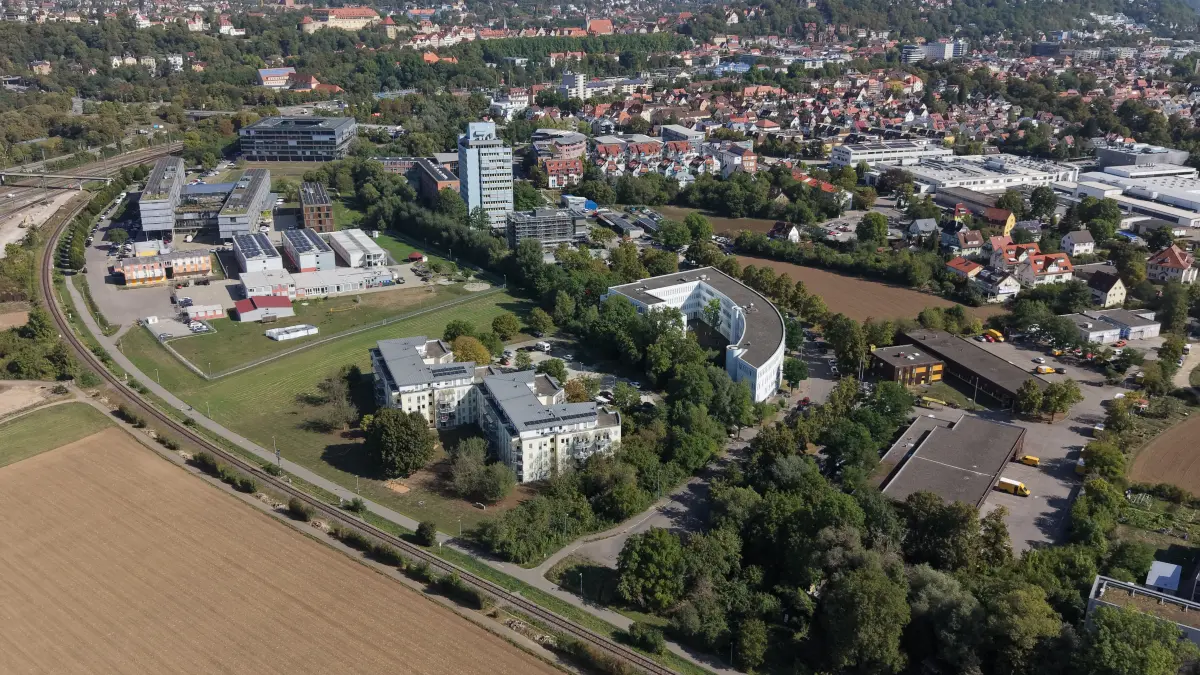 Tübingen Behördenviertel Mühlbachäcker Landratsamt LRA Regierungspräsidium RP Kriminalpolizei Kreissparkasse KSK Studierendenwohnheim Post DHL Walter AG Südstadt Erstaufnahmestelle