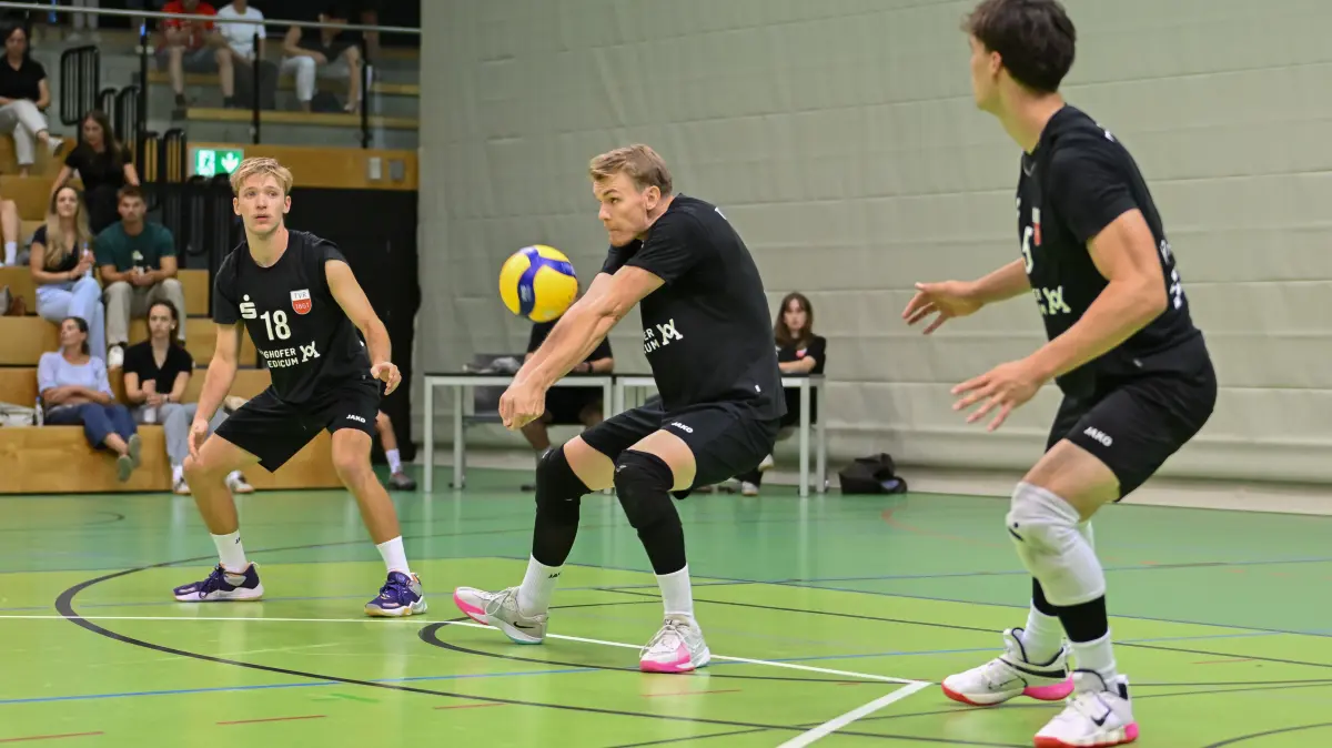 TV Rottenburg vs. Keiler Volleys Stuttgart, Testspiel, Vorbereitungsspiel, Saison 2026/2027, 08.09.2026: Daniel Sulista (TV Rottenburg, #16)
TV Rottenburg vs. Keiler Volleys Stuttgart, Testspiel, Vorbereitungsspiel, Saison 2026/2027, 08.09.2026,
Foto: Eibner-Pressefoto/Ralph Kunze