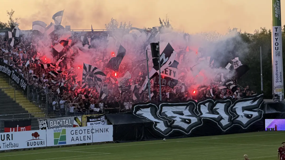 Der SSV Ulm in Aalen.
