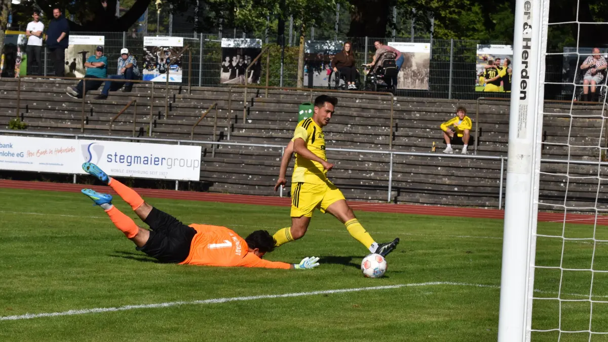 Simon Glück erzielte das 3:1 beim 4:3-Sieg des TSV Crailsheim gegen die SG Weinstadt.