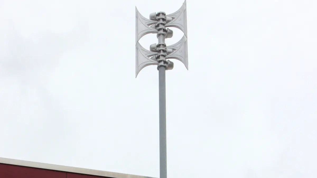 Moderne Sirene in Ringingen