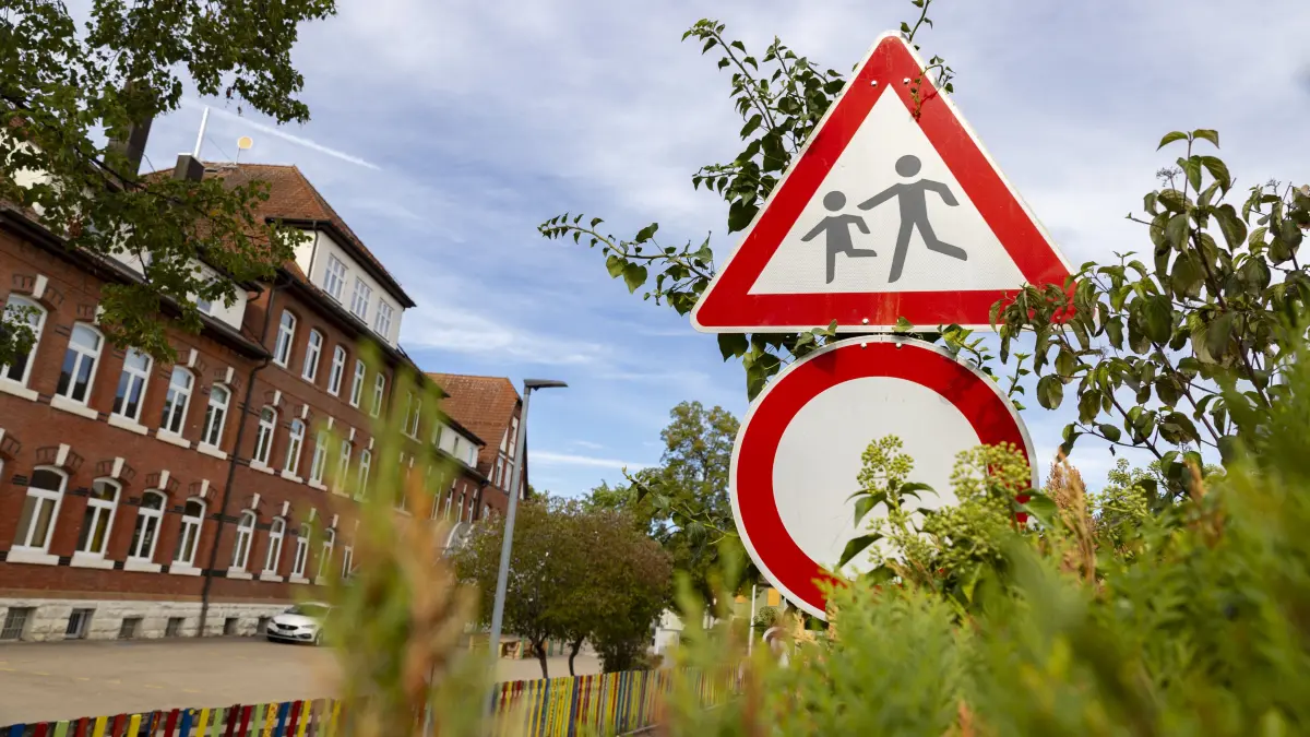 Schulbeginn, Schulweg, Albert-Einstein-Grundschule Geislingen