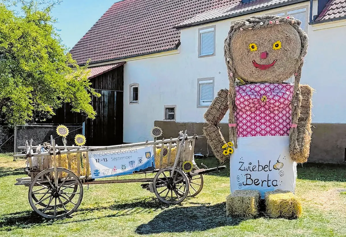 Zwiebelbeetenfest Schwalldorf. Zwiebel-Berta. Foto: Vereinsgemeinschaft Schwalldorf⇥Vereinsgemeinschaft Schwalldorf