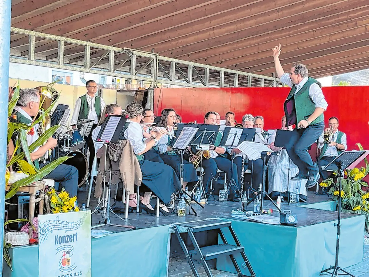 Der Musik- und Gesangverein Grimmelfingen sorgt am Kirchweih-wochenende für Stimmung.⇥Foto: privat
