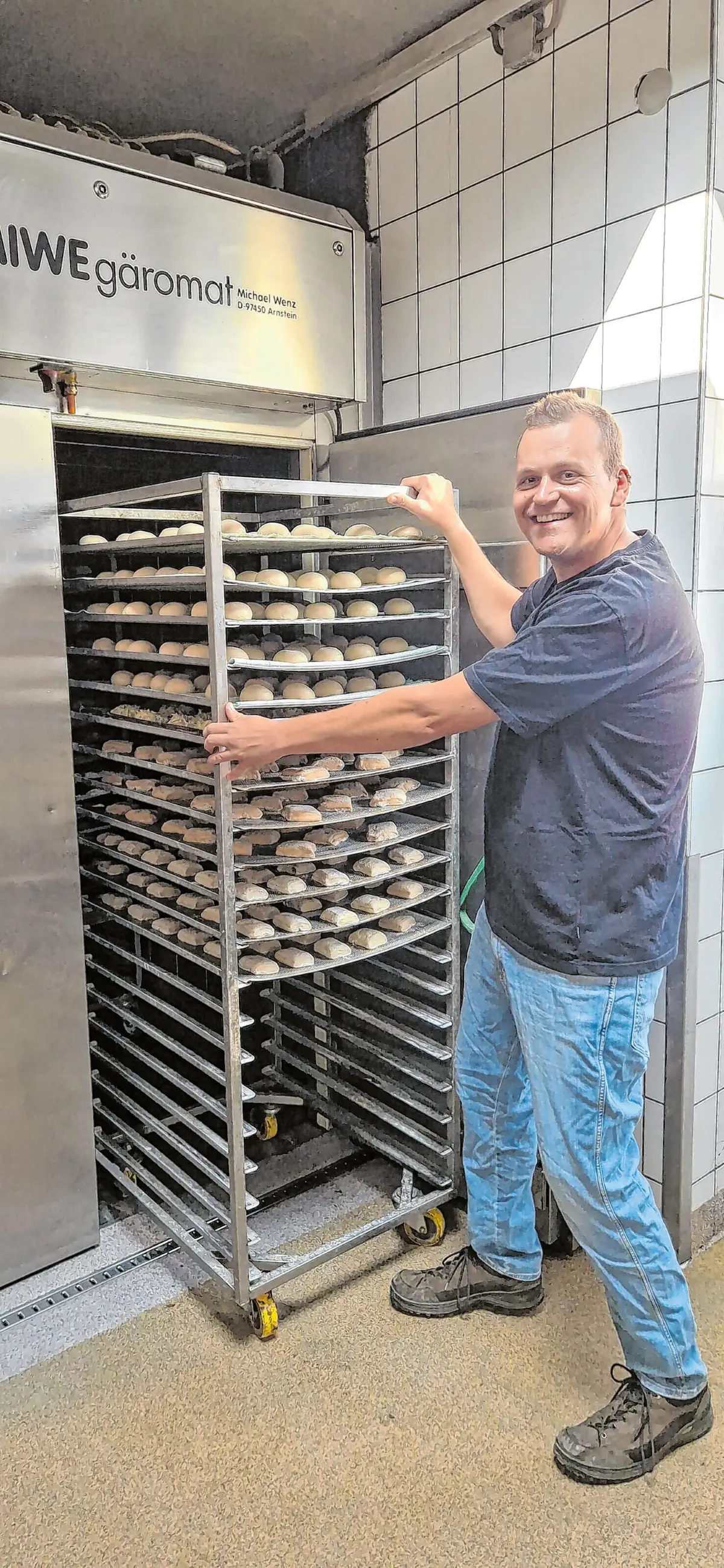Die Backwaren der Holzofenbäckerei Weber erfreuen sich großer Beliebtheit. ⇥Hubert Pfister