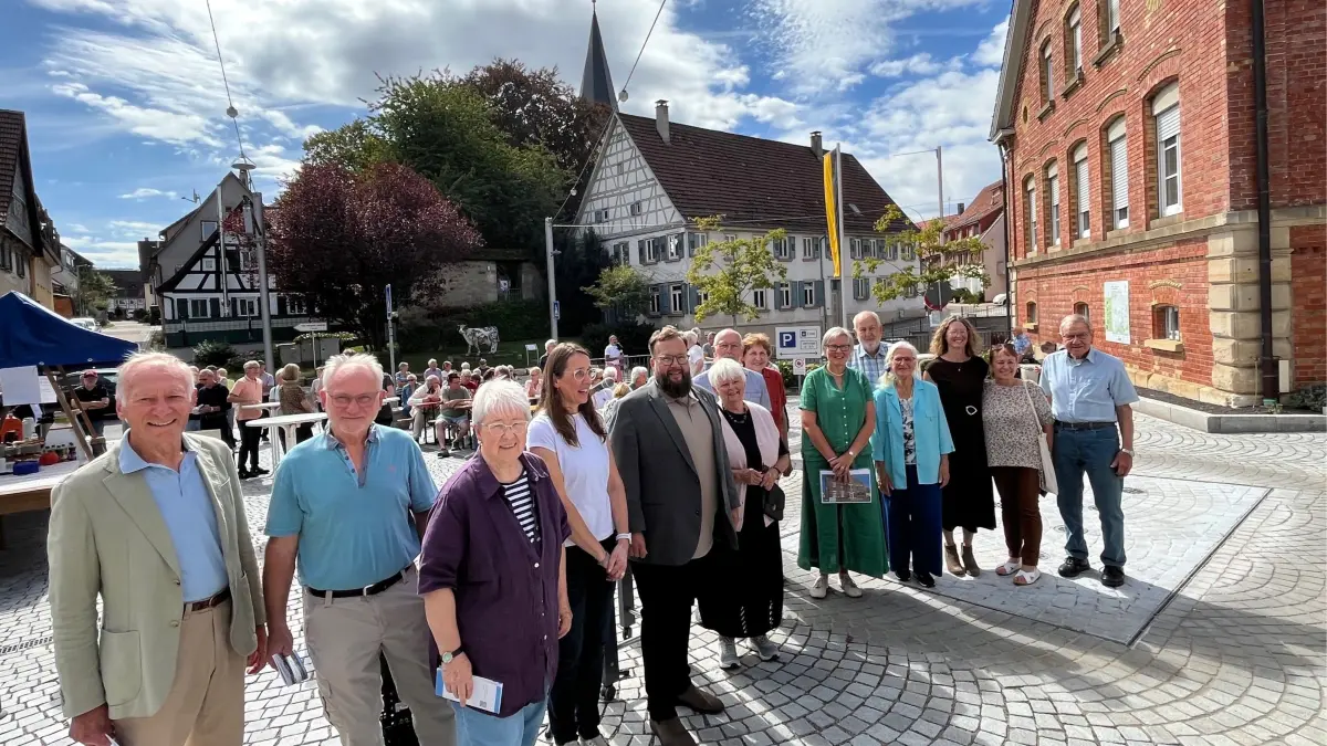 Heiningen Einweihung Historischer Ortsdrundgang