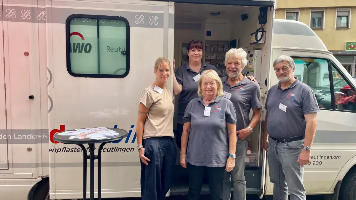 Das Team des Medmobils weitet sein Angebot im Landkreis Reutlingen aus. Es macht künftig auch in Pfullingen und Eningen Station.