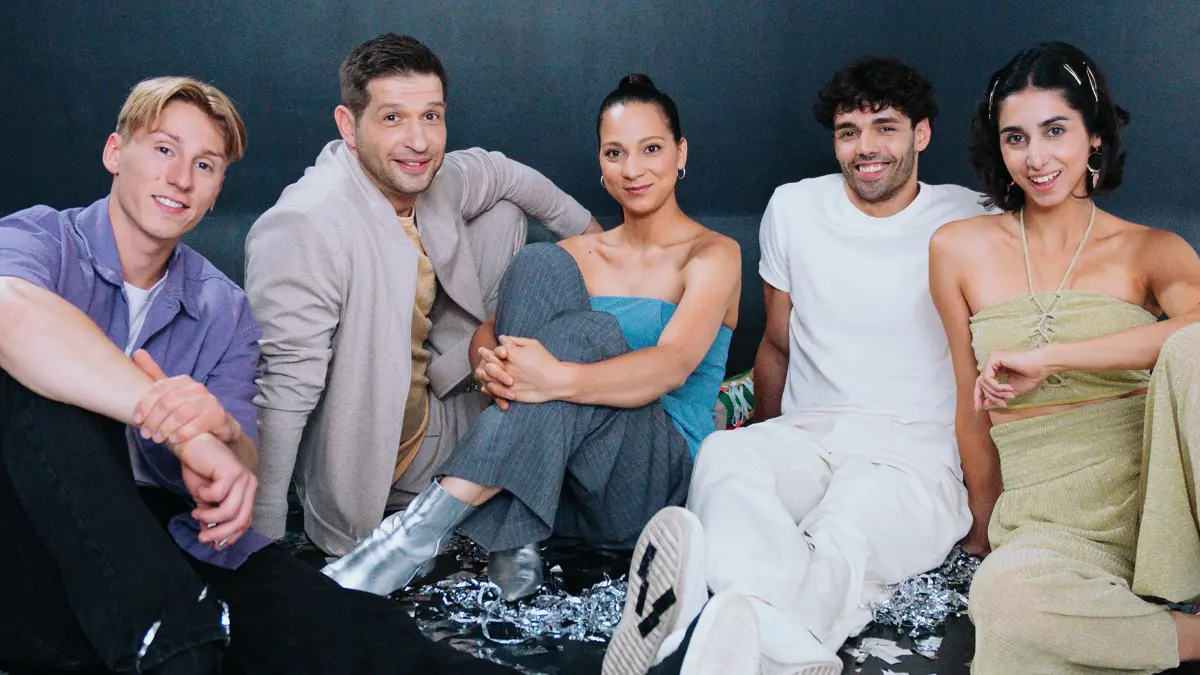 Von links: Leif Lunburg (Lennox Fischer), Igor Dolgatschew (Deniz Öztürk), Shaolyn Fernandez (Charlotte "Charlie" Beer), Raphael Kalkowski ("Nick Lippmann"), Suri Abbassi ("Leyla Öztürk")